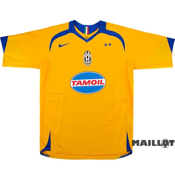 Foot Maillot Pas Cher Exterieur Maillot Juventus Retro 2005 2006 Jaune