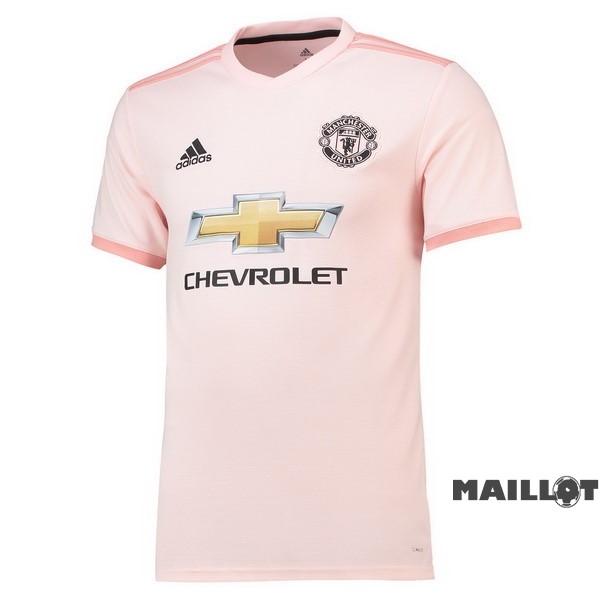 Foot Maillot Pas Cher Exterieur Maillot Manchester United Retro 2018 2019 Rose