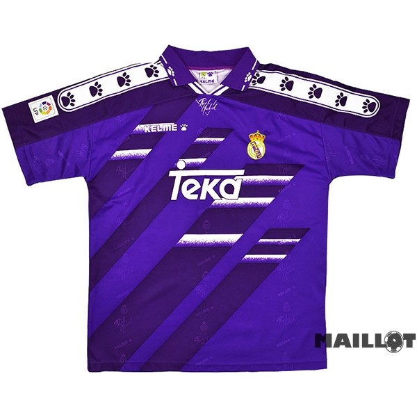 Foot Maillot Pas Cher Exterieur Maillot Real Madrid Retro 1994 1996 Purpura