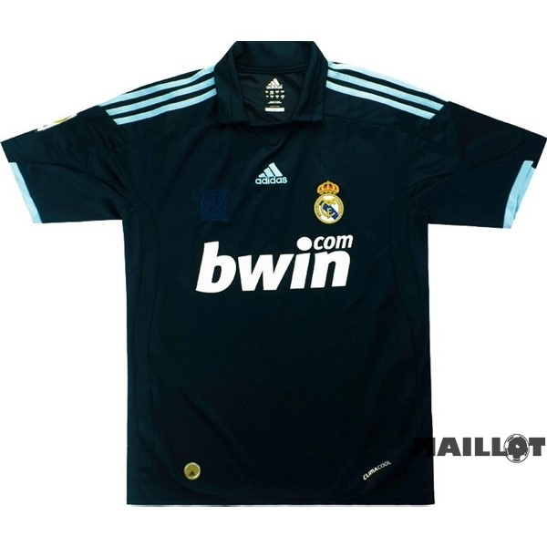 Foot Maillot Pas Cher Exterieur Maillot Real Madrid Retro 2009 2010 Noir