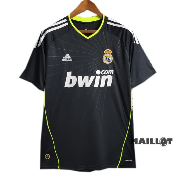 Foot Maillot Pas Cher Exterieur Maillot Real Madrid Retro 2010 2011 Noir