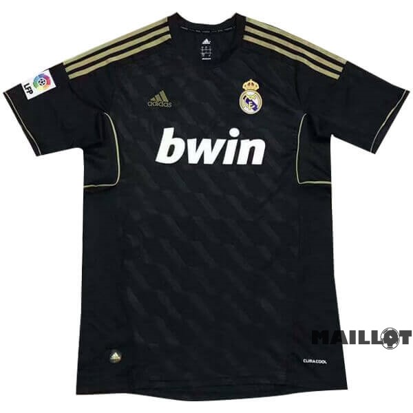 Foot Maillot Pas Cher Exterieur Maillot Real Madrid Retro 2011 2012 Noir