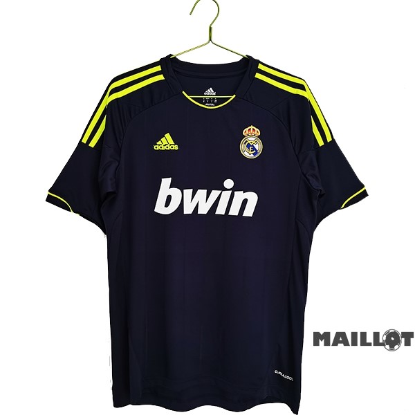 Foot Maillot Pas Cher Exterieur Maillot Real Madrid Retro 2012 2013 Noir