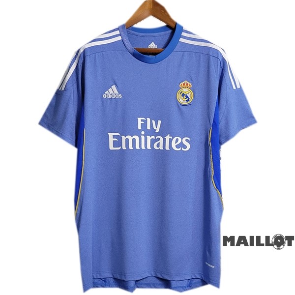 Foot Maillot Pas Cher Exterieur Maillot Real Madrid Retro 2013 2014 Bleu