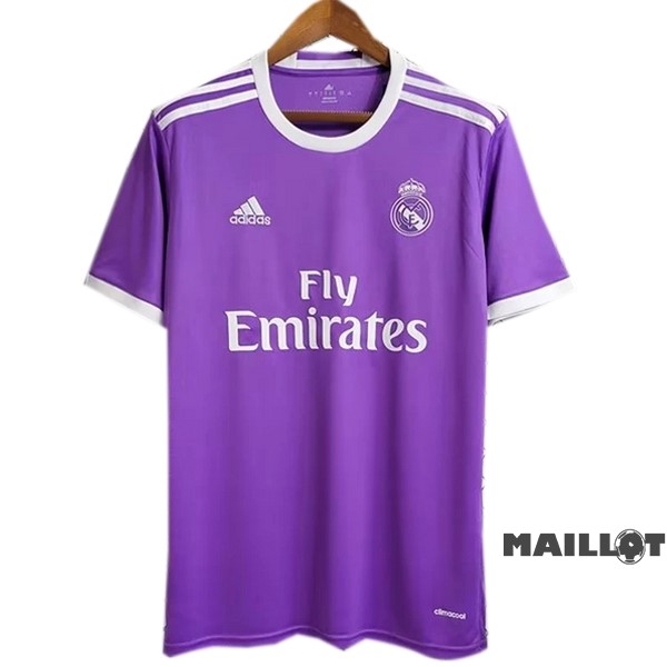 Foot Maillot Pas Cher Exterieur Maillot Real Madrid Retro 2016 2017 Purpura