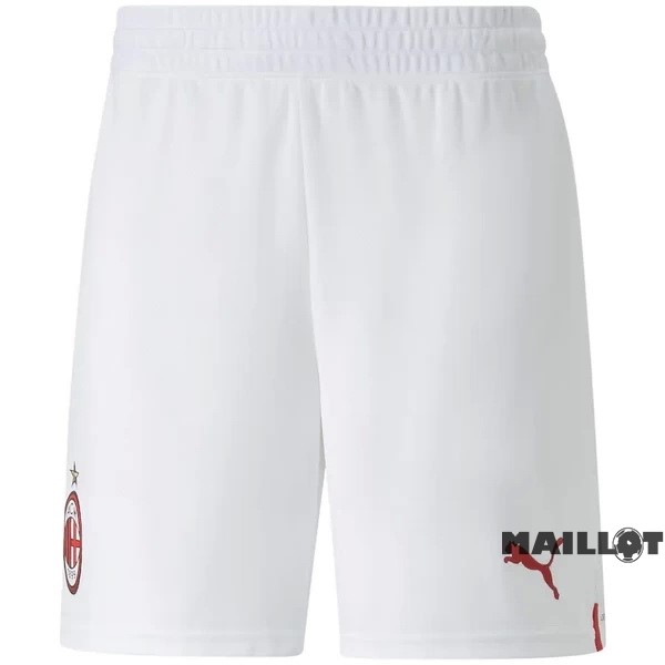 Foot Maillot Pas Cher Exterieur Pantalon AC Milan 2022 2023 Blanc