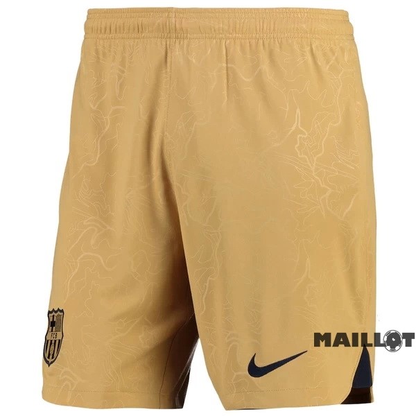 Foot Maillot Pas Cher Exterieur Pantalon Barcelona 2022 2023 Jaune