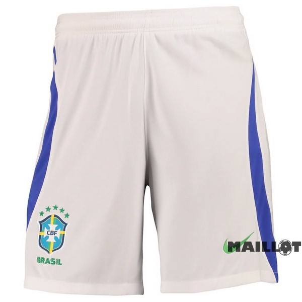 Foot Maillot Pas Cher Exterieur Pantalon Brésil 2022 Blanc