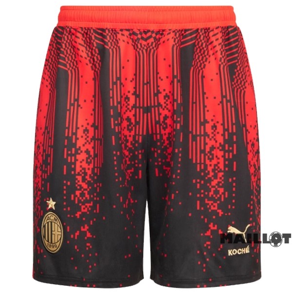 Foot Maillot Pas Cher Fourth Pantalon AC Milan 2022 2023 Rouge