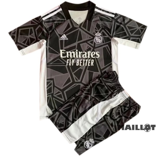 Foot Maillot Pas Cher Gardien Conjunto De Enfant Real Madrid 2022 2023 Noir