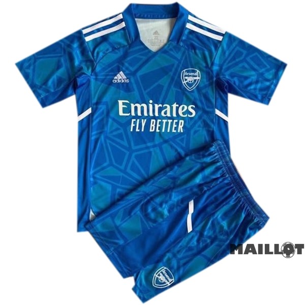 Foot Maillot Pas Cher Gardien Conjunto De Homme Arsenal 2022 2023 Bleu