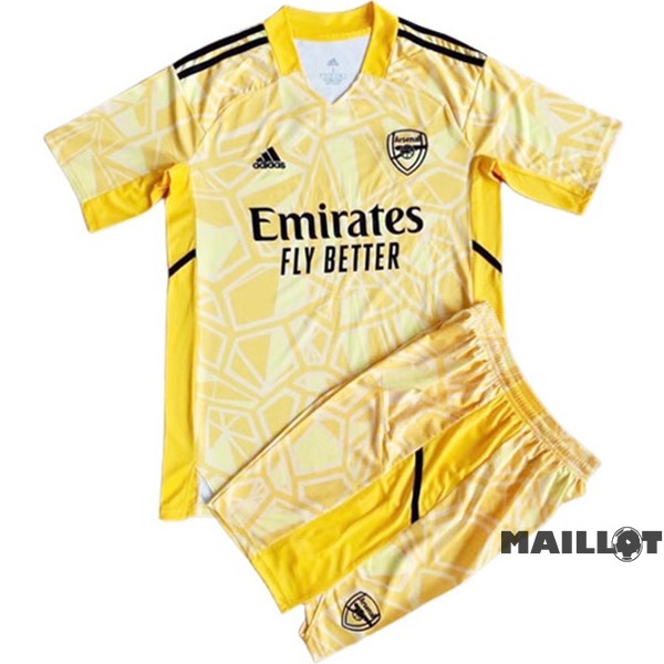 Foot Maillot Pas Cher Gardien Conjunto De Homme Arsenal 2022 2023 Jaune