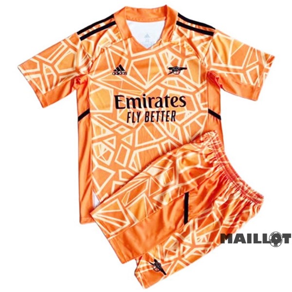 Foot Maillot Pas Cher Gardien Conjunto De Homme Arsenal 2022 2023 Orange