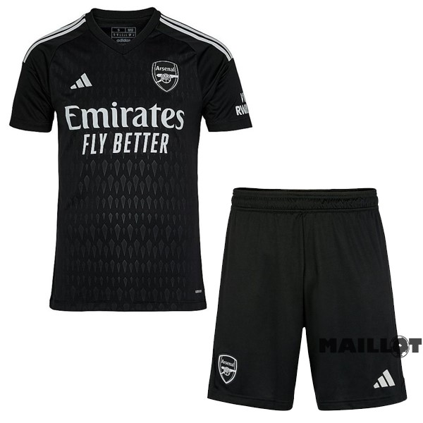 Foot Maillot Pas Cher Gardien Conjunto De Homme Arsenal 2023 2024 Noir