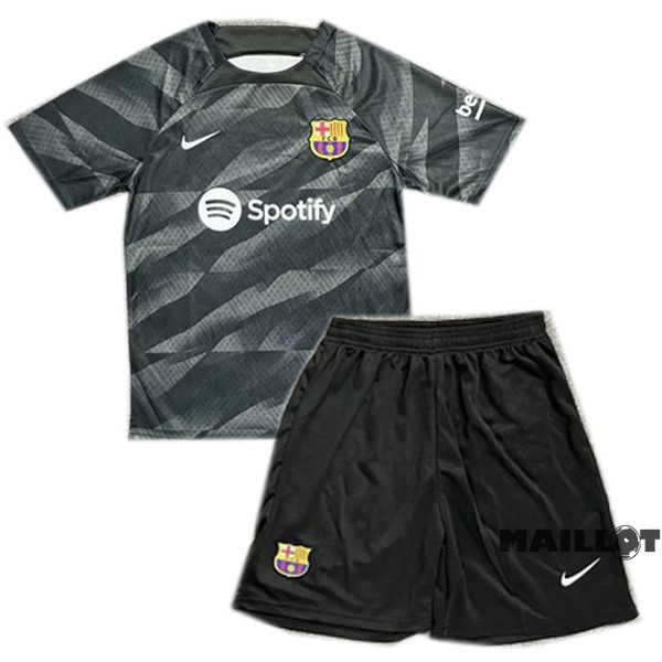 Foot Maillot Pas Cher Gardien Conjunto De Homme Barcelona 2023 2024 Noir