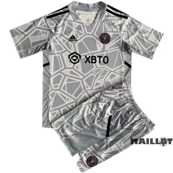 Foot Maillot Pas Cher Gardien Conjunto De Homme Inter Miami 2022 2023 Gris