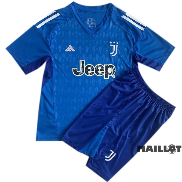 Foot Maillot Pas Cher Gardien Conjunto De Homme Juventus 2023 2024 Bleu