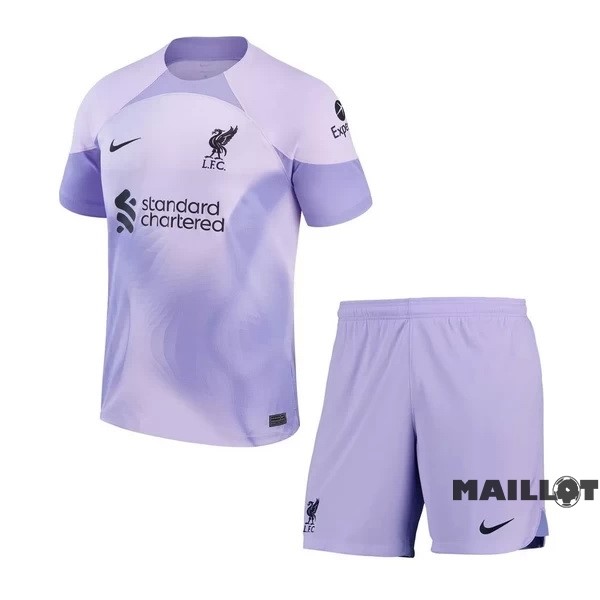 Foot Maillot Pas Cher Gardien Conjunto De Homme Liverpool 2022 2023 Purpura