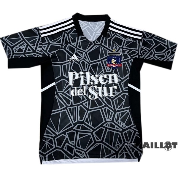 Foot Maillot Pas Cher Gardien Maillot Colo Colo 2022 2023 Noir