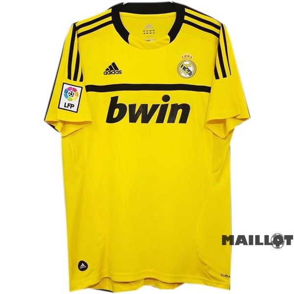 Foot Maillot Pas Cher Gardien Maillot Real Madrid 2011 2012 Jaune