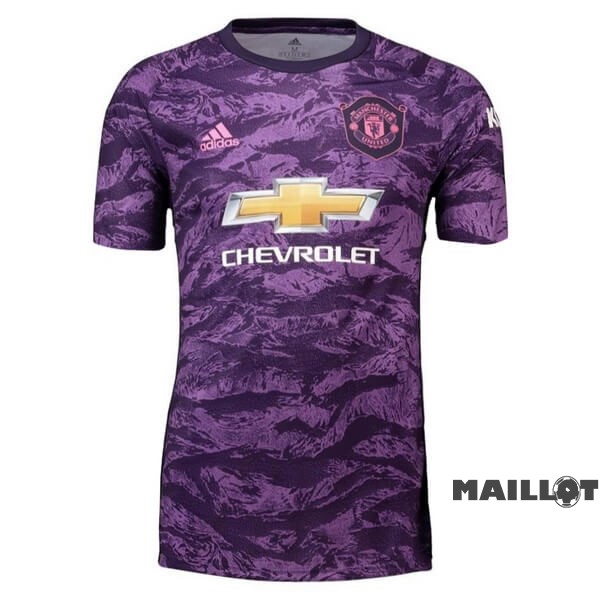 Foot Maillot Pas Cher Maillot Gardien Manchester United 2019 2020 Purpura