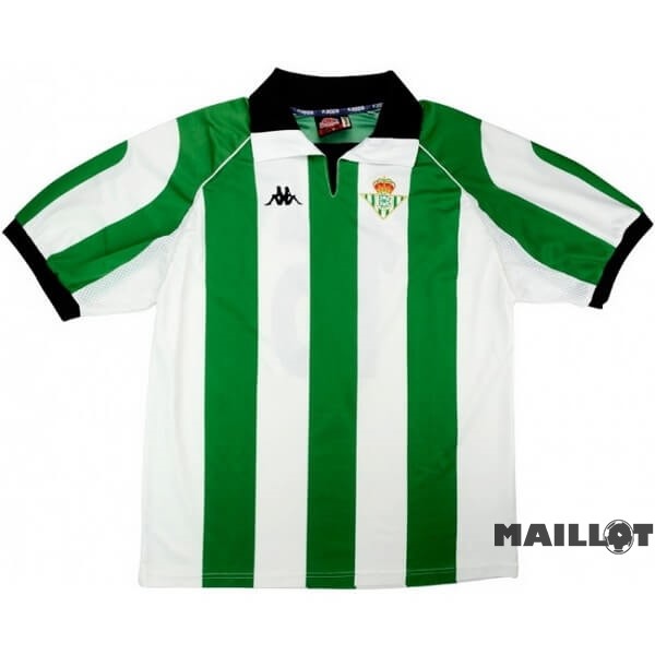 Foot Maillot Pas Cher Maillot Real Betis Retro 1998 1999 Vert