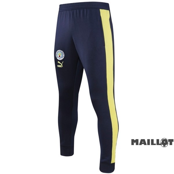 Foot Maillot Pas Cher Pantalon Deportivos Manchester City 2023 2024 Bleu Jaune