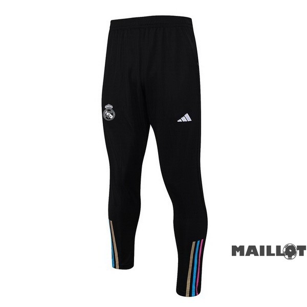 Foot Maillot Pas Cher Pantalon Deportivos Real Madrid 2023 2024 Noir