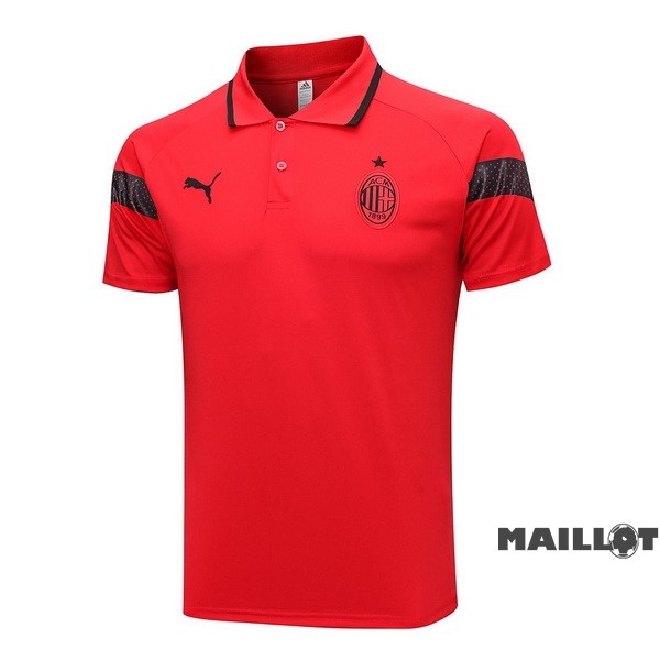 Foot Maillot Pas Cher Polo AC Milan 2023 2024 Rouge