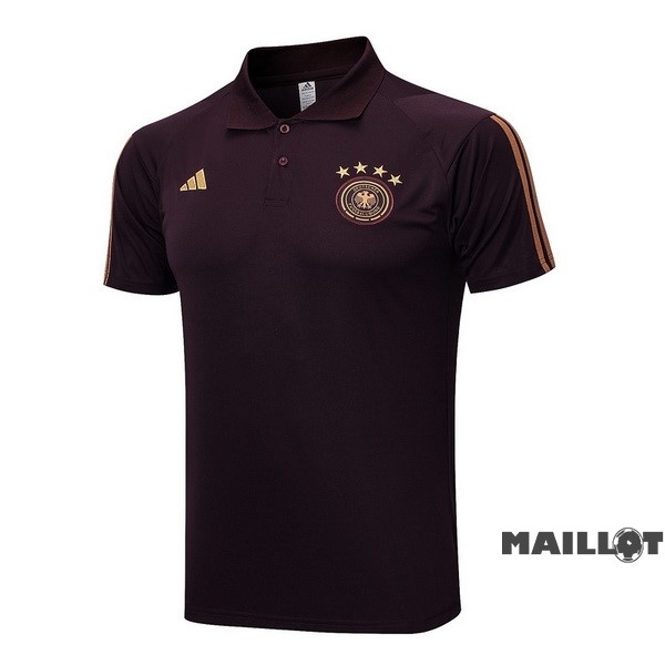 Foot Maillot Pas Cher Polo Allemagne 2022 Bordeaux