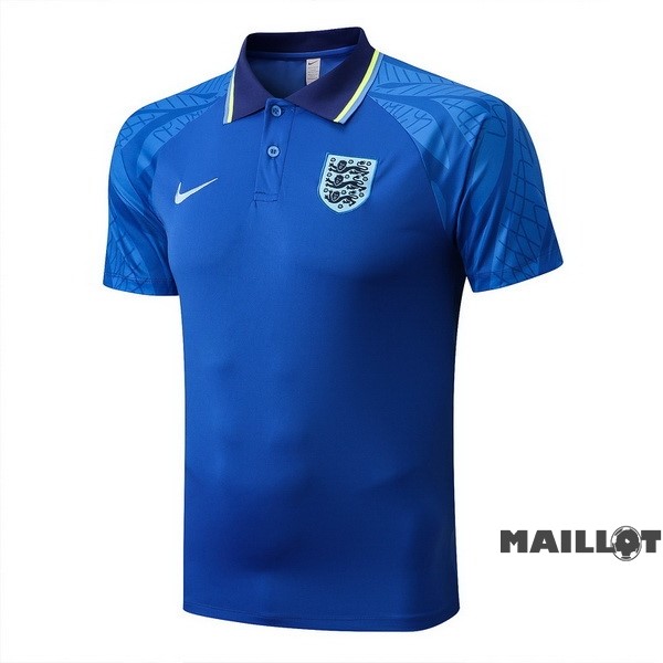 Foot Maillot Pas Cher Polo Angleterre 2022 Bleu