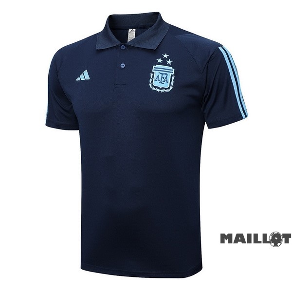 Foot Maillot Pas Cher Polo Argentine 2023 Bleu Marine