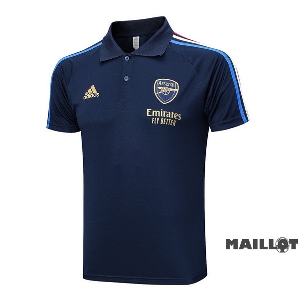 Foot Maillot Pas Cher Polo Arsenal 2023 2024 Bleu Marine