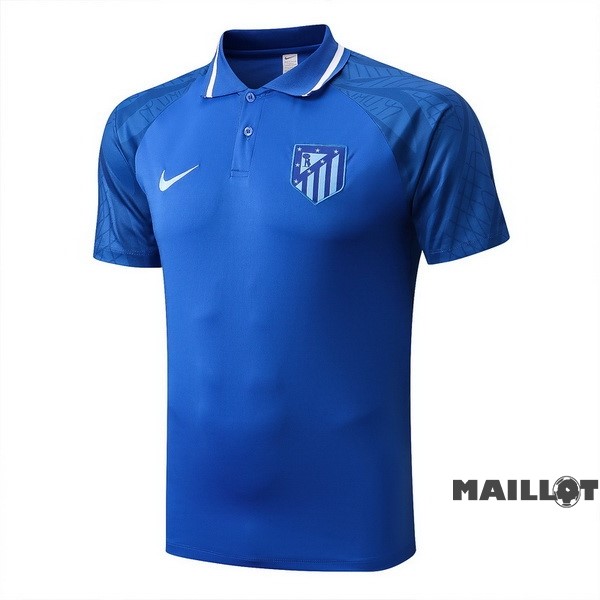 Foot Maillot Pas Cher Polo Atlético Madrid 2022 2023 Bleu