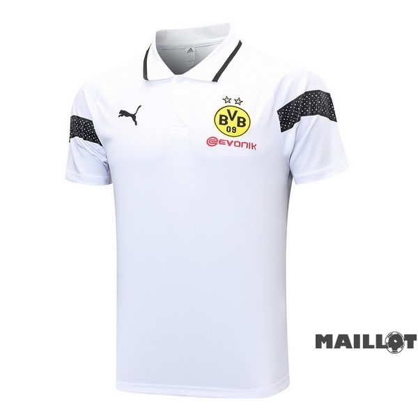 Foot Maillot Pas Cher Polo Borussia Dortmund 2023 2024 Blanc