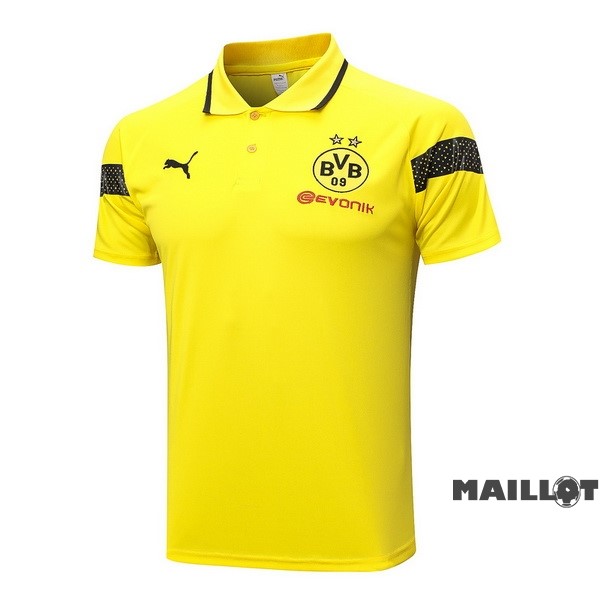 Foot Maillot Pas Cher Polo Borussia Dortmund 2023 2024 Jaune