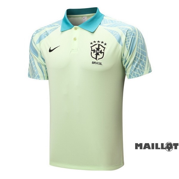 Foot Maillot Pas Cher Polo Brésil 2022 Vert