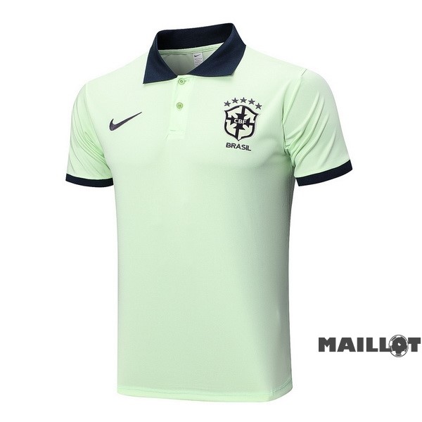 Foot Maillot Pas Cher Polo Brésil 2023 Vert