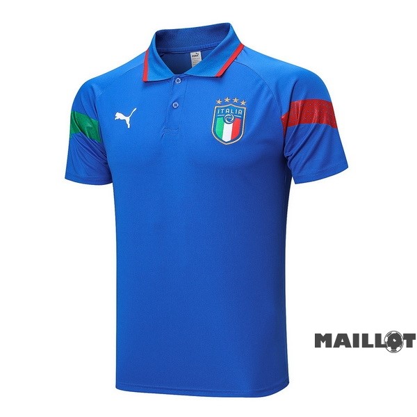 Foot Maillot Pas Cher Polo Italie 2022 Bleu