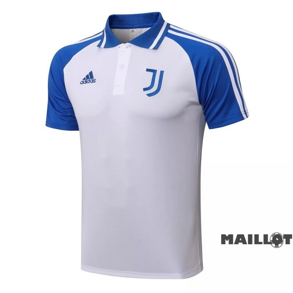 Foot Maillot Pas Cher Polo Juventus 2022 2023 Blanc Bleu