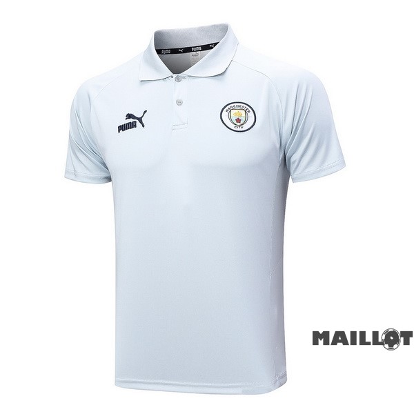 Foot Maillot Pas Cher Polo Manchester City 2023 2024 Blanc