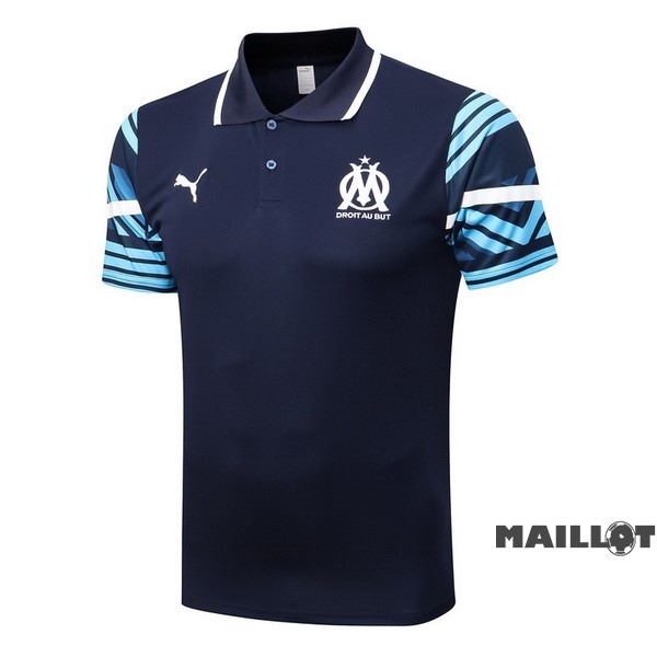 Foot Maillot Pas Cher Polo Marsella 2022 2023 Bleu Marine