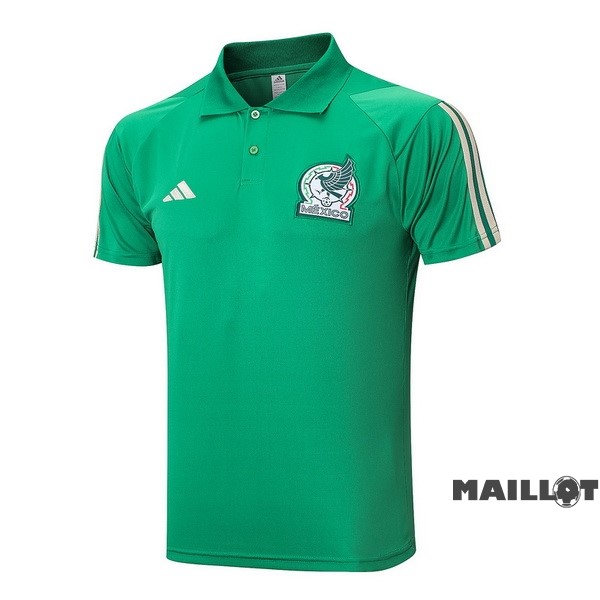 Foot Maillot Pas Cher Polo Mexique 2023 Vert