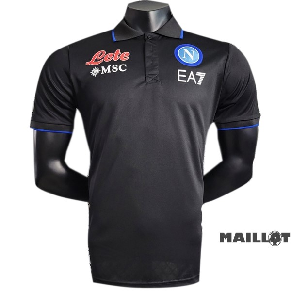 Foot Maillot Pas Cher Polo Napoli 2023 2024 Noir