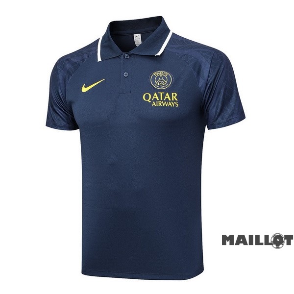 Foot Maillot Pas Cher Polo Paris Saint Germain 2023 2024 Bleu Marine