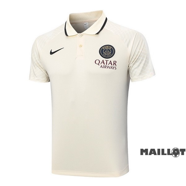 Foot Maillot Pas Cher Polo Paris Saint Germain 2023 2024 Jaune