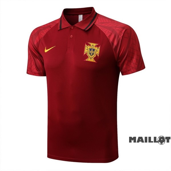 Foot Maillot Pas Cher Polo Portugal 2022 Rouge