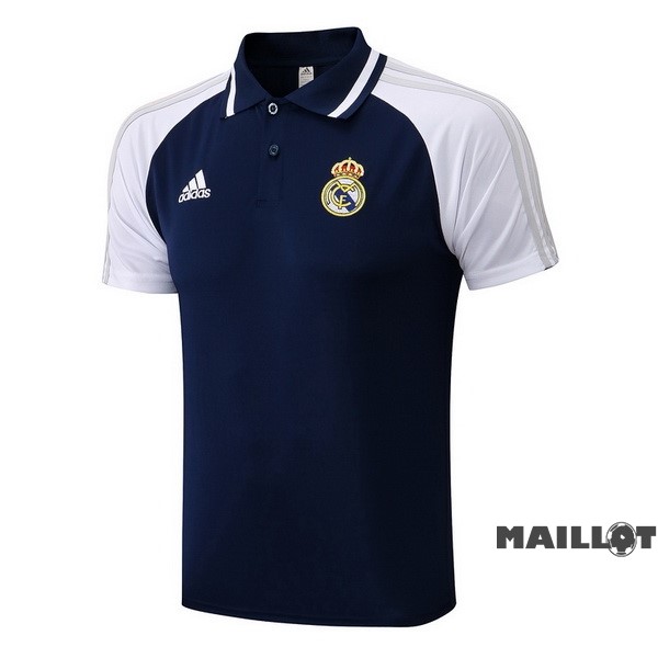 Foot Maillot Pas Cher Polo Real Madrid 2022 2023 Noir Blanc