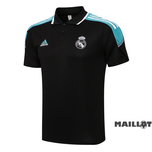 Foot Maillot Pas Cher Polo Real Madrid 2022 2023 Noir Vert