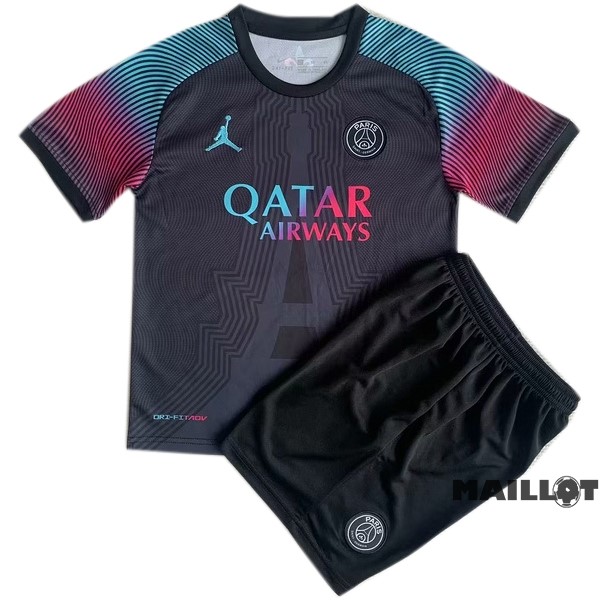 Foot Maillot Pas Cher Spécial Conjunto De Enfant Paris Saint Germain 2023 2024 Purpura Noir